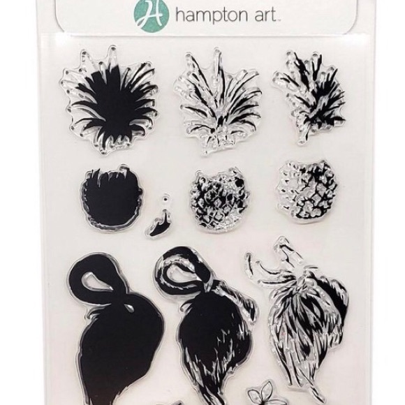 🦩🦩 Hampton Art Layer Tropical Clear Stamp Set - Picture 6 of 8